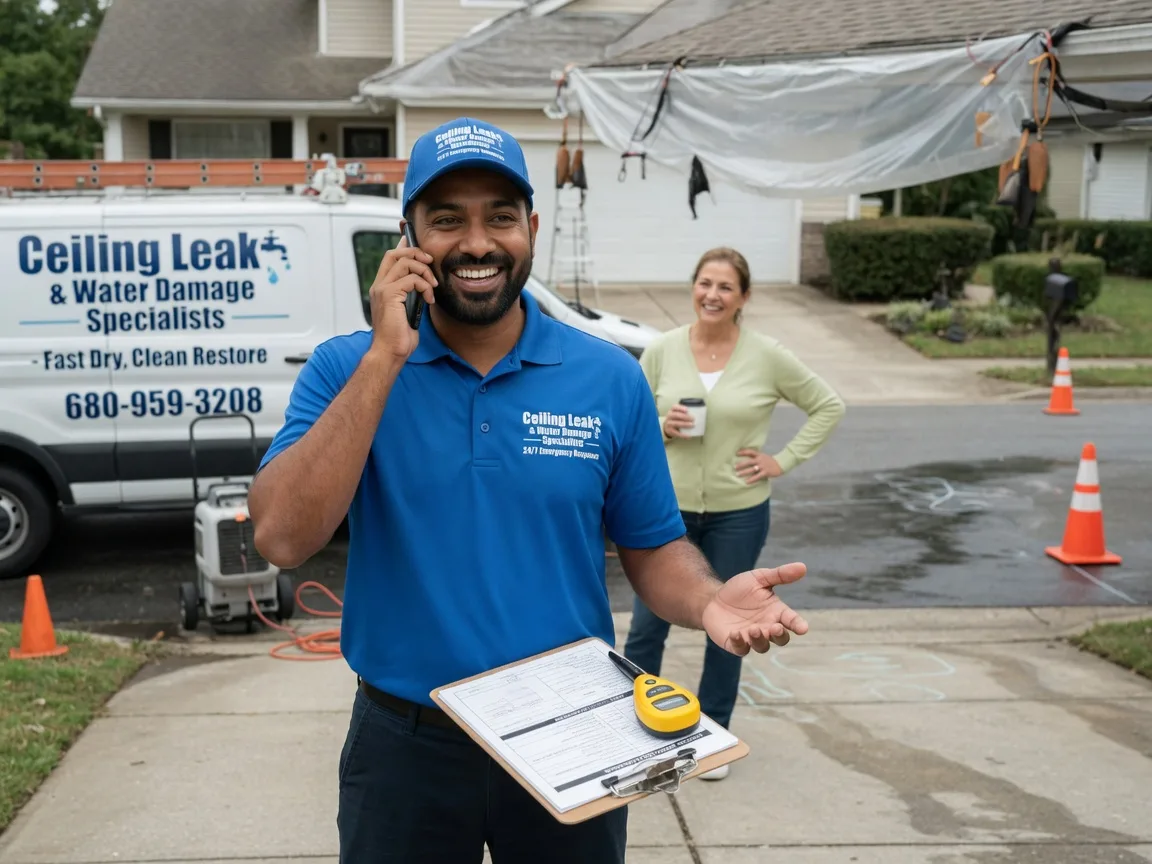 Ceiling Leak Cleanup Forman, ND FAQs